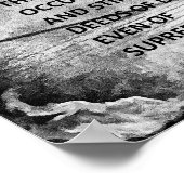 Om een vuurman te zijn poster (Hoek)