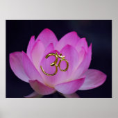 OM en de lotusbloem Poster (Voorkant)