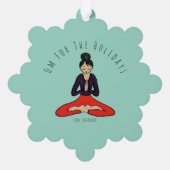 Om For The Holidays Ornament Card (Achterkant)