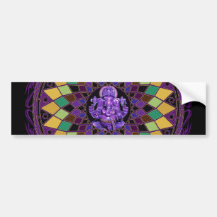 Om Ganesh Mandala Bumpersticker