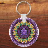Om Ganesh Mandala Sleutelhanger (Voorkant)