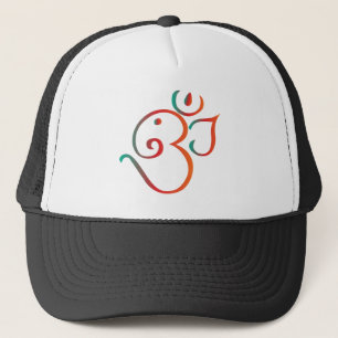 Om-ganpati-groen-oranje Trucker Pet