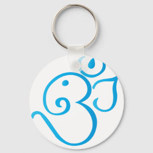Om-ganpati-turqoise Sleutelhanger