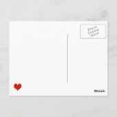 om gewoon te zeggen: "Ik hou van je" Briefkaart (Achterkant)