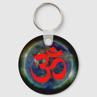 om hart sleutelketen sleutelhanger