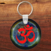 om hart sleutelketen sleutelhanger (Voorkant)