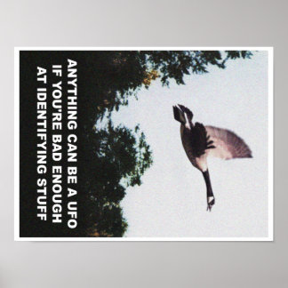 Om het even wat kan een (kleine) UFO zijn Poster