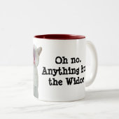 Om het even wat maar de mok van de Breedte met kla (Voorkant rechts)