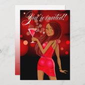 Om het even welk Doel Partij rood vieren Kaart (Voorkant / Achterkant)