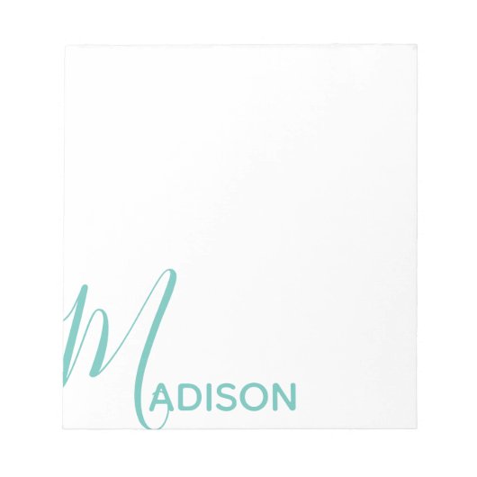 Om het even welk Manuscript van de Kleur & Bloknaa Notitieblok (Voorkant)