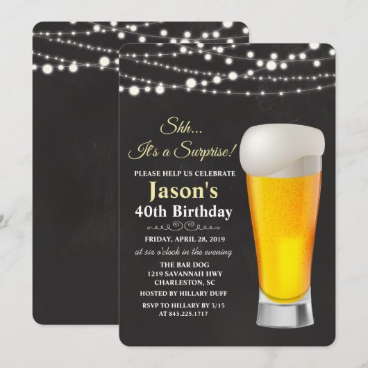 OM HET EVEN WELKE AGE - de Uitnodiging van de Dage (Voorkant / Achterkant)