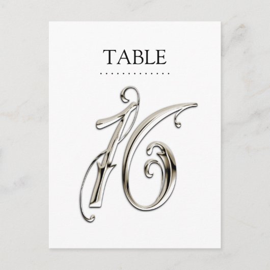 Om het even welke Fancy Aantallen van de Lijst van Briefkaart (Voorkant)