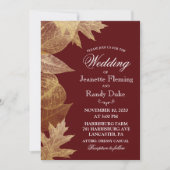 OM HET EVEN WELKE KLEUR - de Autumn - de Uitnodigi Kaart (Voorkant)