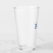 Om het even welke kleur - twee Letter Monogram Gla Glas (Rechts)