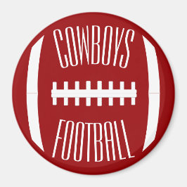 Om het even welke Kleur van het Team & de Football Magneet