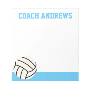 Om het even welke Kleuren Volleyball Aangepast Blo Notitieblok