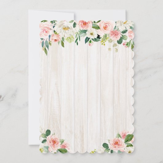 OM HET EVEN WELKE LEEFTIJD - Alice in de Uitnodigi Kaart (Achterkant)