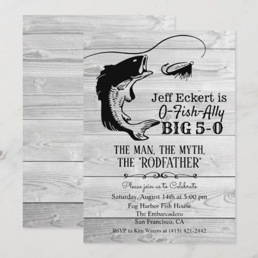 OM HET EVEN WELKE LEEFTIJD - Geviste uitnodiging v (Voorkant / Achterkant)