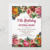 OM HET EVEN WELKE LEEFTIJD -  uitnodiging van Flor (Voorkant)