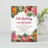 OM HET EVEN WELKE LEEFTIJD -  uitnodiging van Flor (Staand voorkant)