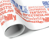 Om het even welke Naam de Vlag van de VSA u Geweld Cadeaupapier (Rol Hoek)