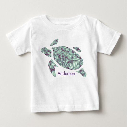 Om het even welke naam Toddler Turtle T-shirt (Voorkant)