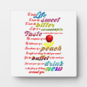 Om het leven te smaken fotoplaat (Voorkant)