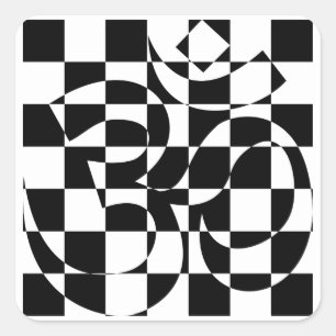 om hindu optische stickers