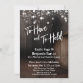 Om houten wijnvat en lichten te hebben en te houde kaart (Voorkant)