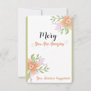 om iemand te bedanken bedankkaart