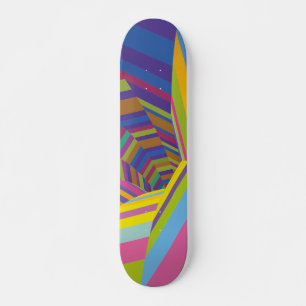 Om in kleur te verdwijnen skateboard