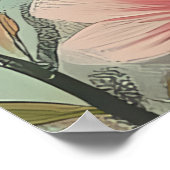 Om je eigen zelf te zijn ware Poster - Blauwgroen  (Hoek)