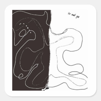 Om je te ontmoeten sticker