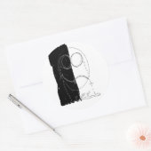 Om je te zien sticker (Envelop)