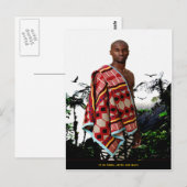 Om jong, geschroefd en zwart te zijn briefkaart (Voorkant / Achterkant)