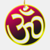 Om Keramisch Ornament (Achterkant)