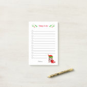 Om kerst te spelen post-it® notes (Op bureau)