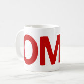 OM-là est tasse de café de cheville en bois (Devant gauche)