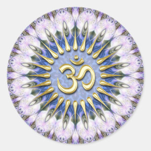 OM Lavender Love Energy Sticker de guérison spirit