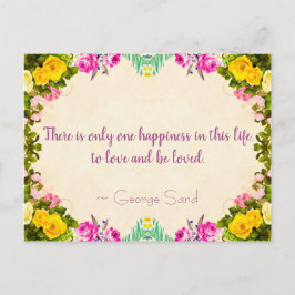 Om lief te hebben en geliefd te zijn Briefkaart