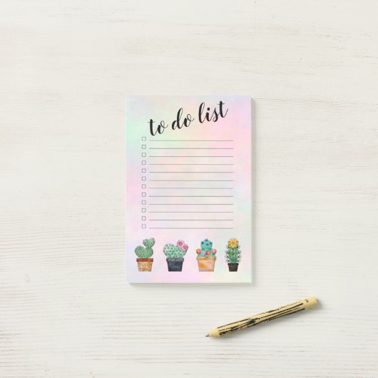 Om lijst te doen post-it® notes (Op bureau)