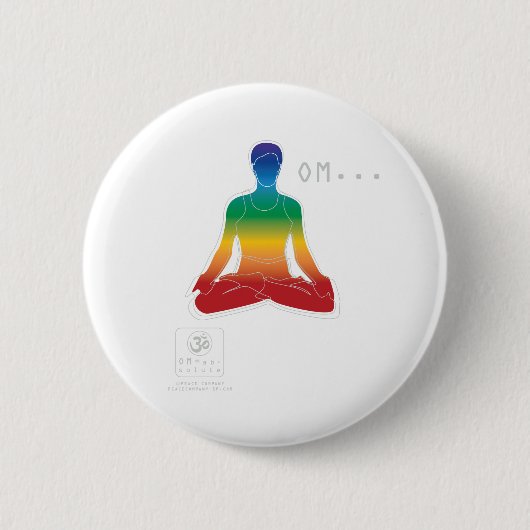 OM Lotus Chakras Button (Voorkant)