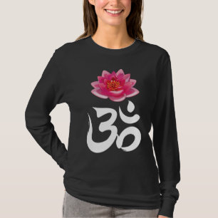 OM Lotus reverse T-shirt