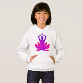 Om Lotus Yoga Pose (Voorkant volledig)