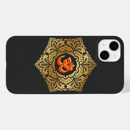 Om Mandal Hindu teken Case-Mate iPhone Case (Achterkant (horizontaal))
