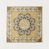 OM Mandala - Bosbouw Wandkleed (Voorkant)