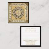 OM Mandala - Carte de visite (Devant / Derrière)