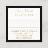 OM Mandala - Carte de visite (Dos)