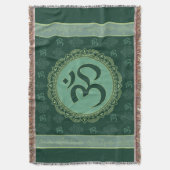 OM Mandala - Lancer la couverture (devant Vertical)