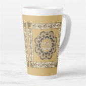 OM Mandala - Mug de café, Coupe (Angle droit)